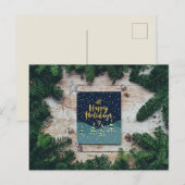 prettige feestdagen briefkaart (Voorkant / Achterkant)