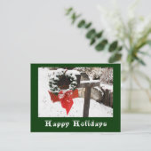 prettige feestdagen Briefkaart (Staand voorkant)