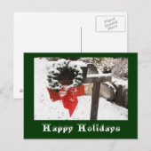 prettige feestdagen Briefkaart (Voorkant / Achterkant)