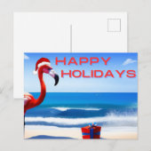 prettige feestdagen briefkaart (Voorkant / Achterkant)