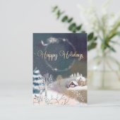 prettige feestdagen briefkaart (Staand voorkant)