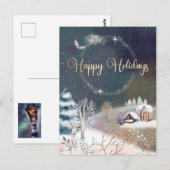 prettige feestdagen briefkaart (Voorkant / Achterkant)