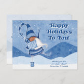 Prettige feestdagen briefkaart (Voorkant / Achterkant)