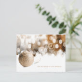 prettige feestdagen Briefkaart (Staand voorkant)