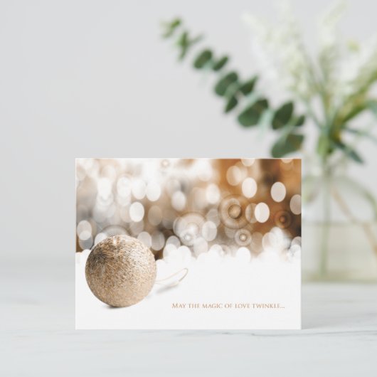 prettige feestdagen Briefkaart (Staand voorkant)