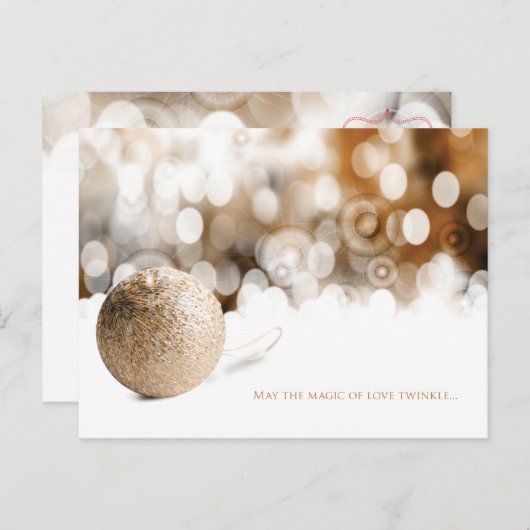 prettige feestdagen Briefkaart (Voorkant / Achterkant)