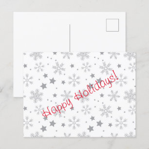 prettige feestdagen briefkaart