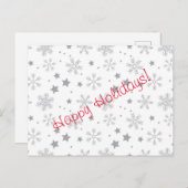 prettige feestdagen briefkaart (Voorkant / Achterkant)