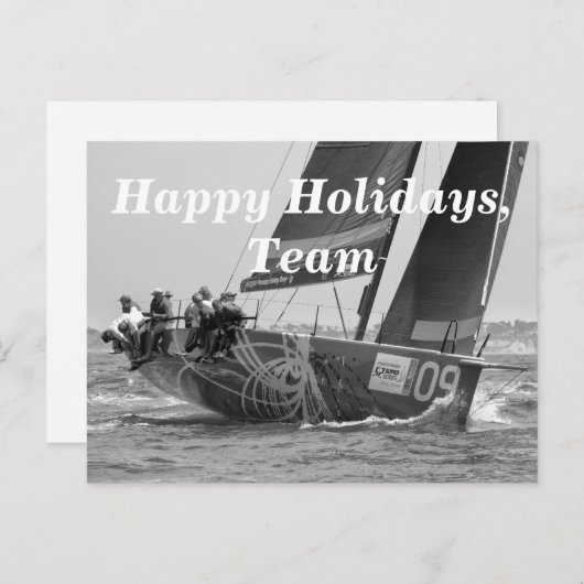 prettige feestdagen briefkaart (Voorkant / Achterkant)