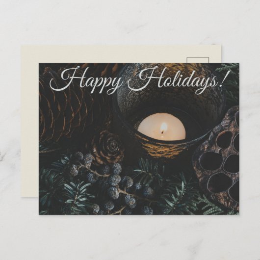 prettige feestdagen briefkaart (Voorkant / Achterkant)