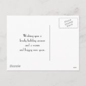 Prettige feestdagen Briefkaart (Achterkant)