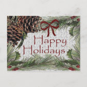 Prettige feestdagen Briefkaart (Voorkant)