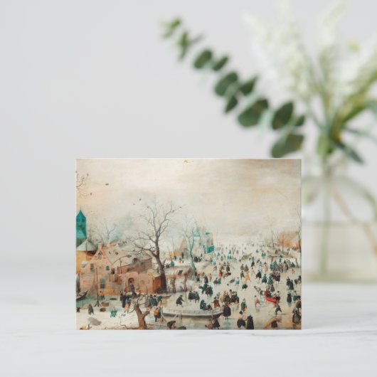 prettige feestdagen briefkaart (Staand voorkant)