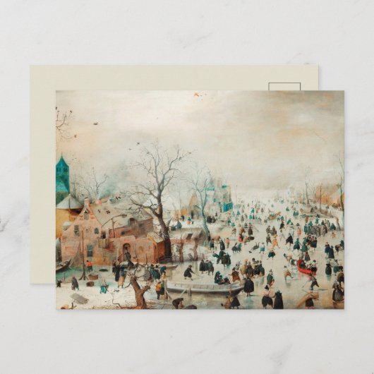 prettige feestdagen briefkaart (Voorkant / Achterkant)