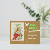 prettige feestdagen briefkaart (Staand voorkant)