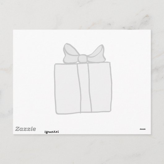 prettige feestdagen Briefkaart (Achterkant)