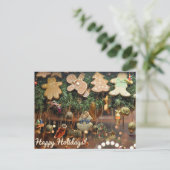 prettige feestdagen briefkaart (Staand voorkant)