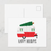 prettige feestdagen briefkaart (Voorkant / Achterkant)