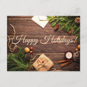 prettige feestdagen briefkaart