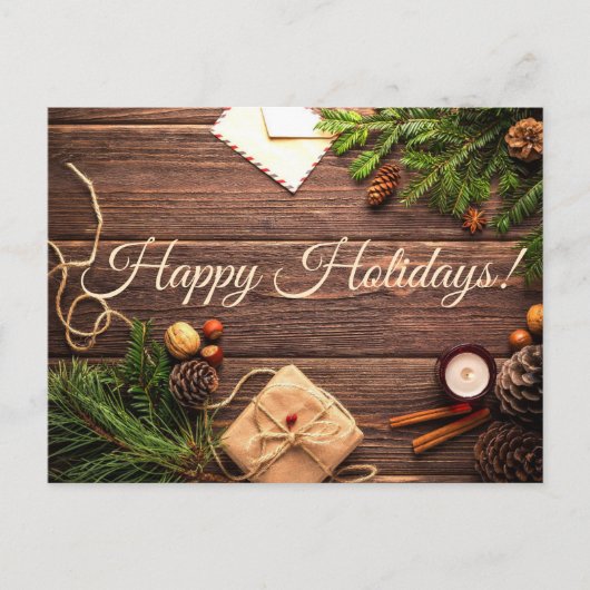 prettige feestdagen briefkaart (Voorkant)