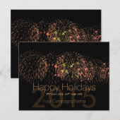 prettige feestdagen briefkaart 2019 (Voorkant / Achterkant)