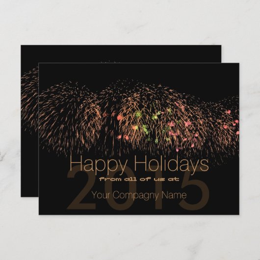 prettige feestdagen briefkaart 2019 (Voorkant / Achterkant)