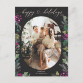 Prettige feestdagen Briefkaart Dark Moody (Voorkant)