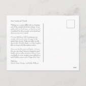 Prettige feestdagen Briefkaart Modern Side Red Typ (Achterkant)