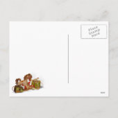 Prettige feestdagen Briefkaart Op het dak - (Achterkant)