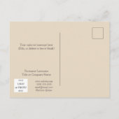 Prettige feestdagen Briefkaart Warm Wishes Realtor (Achterkant)