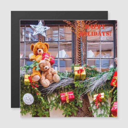 Prettige feestdagen briefkaarten (Voorkant / Achterkant)