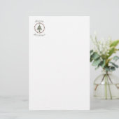 prettige feestdagen briefpapier (Staand voorkant)