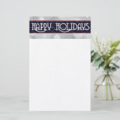 prettige feestdagen briefpapier (Staand voorkant)
