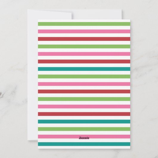 Prettige feestdagen Bright Fun Retro Kerstboom Feestdagenkaart (Achterkant)