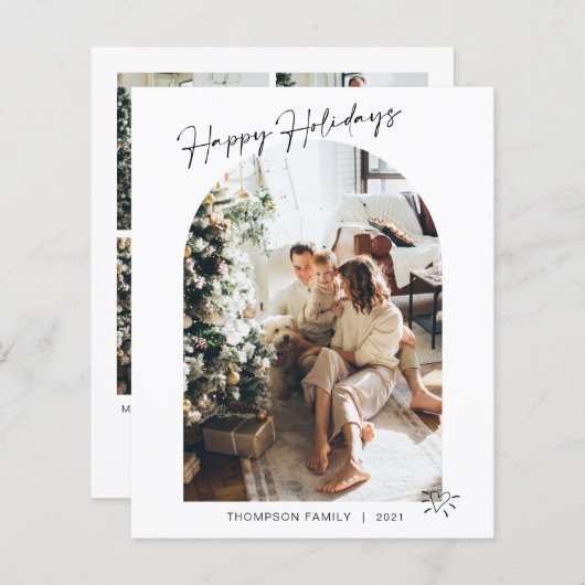 PRETTIGE FEESTDAGEN BUDGET Modern 5 Foto (Voorkant / Achterkant)