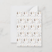 Prettige feestdagen Budget? Moderne foto kerst Kaa Notitiekaartje (Achterkant)