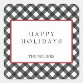 prettige feestdagen Buffalo Play Labels (Voorkant)