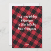 prettige feestdagen Buffalo Plays Reindeer Magic Feestdagenkaart (Achterkant)