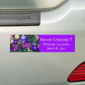 prettige feestdagen_ bumpersticker (Op auto)
