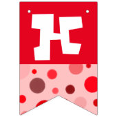 prettige feestdagen Bunting Flags Vlaggetjes (Tweede vlag)