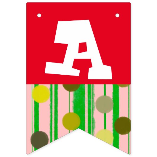 prettige feestdagen Bunting Flags Vlaggetjes (Derde vlag)