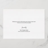 Prettige feestdagen Business Christmas Team Foto (Achterkant)