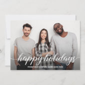 Prettige feestdagen Business Christmas Team Foto Feestdagenkaart (Voorkant)