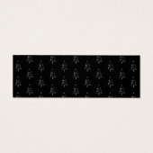 prettige feestdagen Business Clothing Hang Label Mini Visitekaartjes (Achterkant)