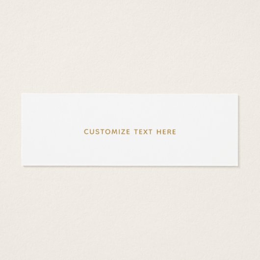 prettige feestdagen Business Clothing Hang Label Mini Visitekaartjes (Achterkant)