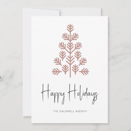 prettige feestdagen Business Holiday Kaart (Voorkant)