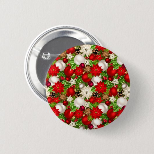 prettige feestdagen Button (Voorkant /achterkant)
