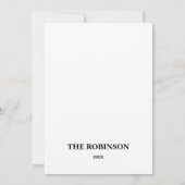 Prettige feestdagen Cadeau Kaart met Pine Trees &  (Achterkant)