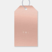 prettige feestdagen Cadeau voor Gold Roos Ombre Sc Cadeaulabel (Achterkant)