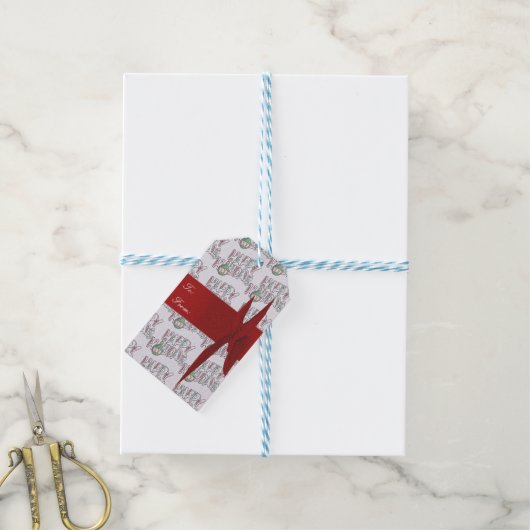 PRETTIGE FEESTDAGEN - CADEAULABEL (Met Touw)